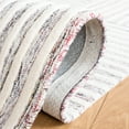thumbnail image 4 of SAFAVIEH Metro Brenton Geometric Striped Area Rug, Red/Ivory, 5' x 8', 4 of 4
