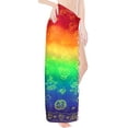 thumbnail image 3 of HAPPY BAY Chiffon Summer Costumes Cover up Wrap Bikini Wraps Beach Sarong Wrap Sheer Skirts for Women One Size Colorful Multi_Z78, 3 of 4