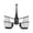 Black, variant on Butterfly Whisk Attachment for Mixers, Food Grade Egg Beater Replacement Part for Whipping Cream & Eggs, Kitchen Tool Accessory for Baking & Cooking Black