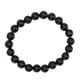 thumbnail image 5 of Pulsera De ágata Negra, Pulsera De Cuentas Negras Estirable De Un Solo Círculo Con Cuentas De Cristal Apilables Para Mujeres, Hombres, Adolescentes, Unisex Ccdes Otros, 5 of 8