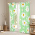 thumbnail image 3 of Castle Fairy Floral Daisy Curtains Pack of 2 (42x84 Each) for Kids,Chic Flower Curtains Blackout,Polka Dots Bedroom Curtains,Luxury Bedroom Decor, 3 of 6