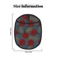 thumbnail image 3 of Pofeuu Ladybug Print Silicone Pot Mat Mitten With Hanging Loop Heat Resistant Oven Mitts Non-Slip Bbq Baking Smoking Potholders, 3 of 7