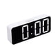 thumbnail image 4 of Reloj digital Estilo del norte de Europa Reloj de dormitorio de fuente grande simple blanco para regalar, 4 of 5