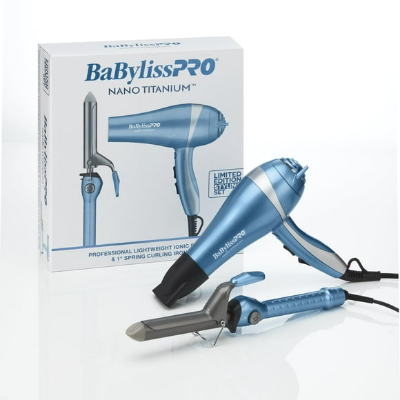 Secador de pelo y rizador BabylissPro Nano Titanium
