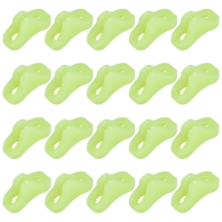 Masterp Hebilla Cuerda Triangular Antideslizante para Toldo Luminoso para Acampar Al Aire Libre (20 Uds)