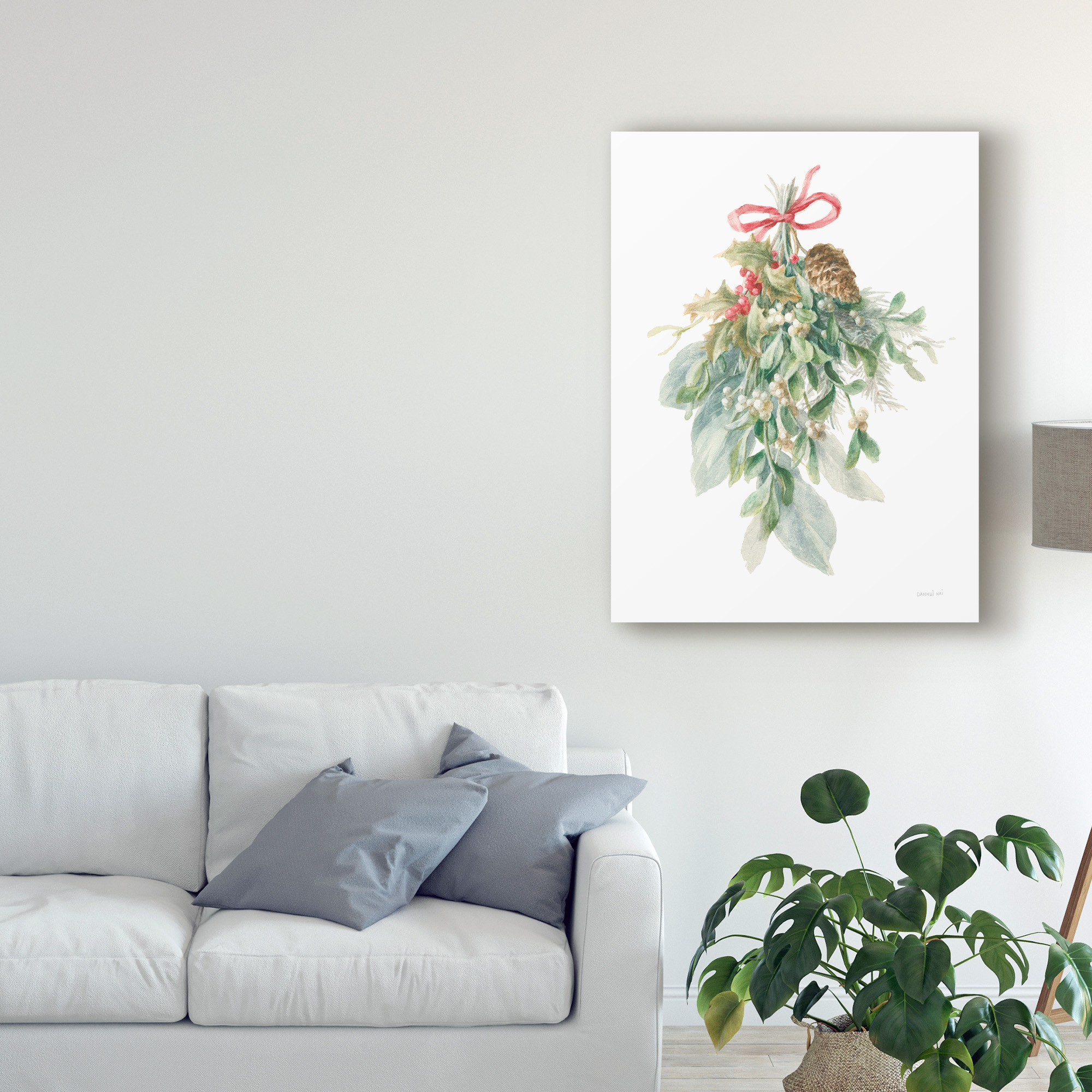 Trademark Fine Art 'Floursack Holiday XII' Canvas Art by Danhui Nai