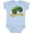 AE-Light Blue, variant on Inktastic Happy St. Patrick's Day monster truck with leprechaun Boys or Girls Baby Bodysuit