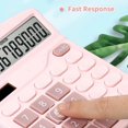 thumbnail image 5 of 12-Digit Large Screen Desktop Calculator with Dual Power, Auto Shut-Off, and Clear Display - Ideal for Office, Home, and School Use (UK Layout), 5 of 6