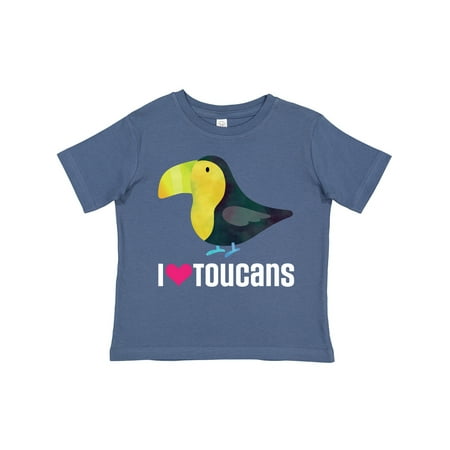

Inktastic Toucan Bird I Love Toucans Cute Gift Toddler Boy or Toddler Girl T-Shirt