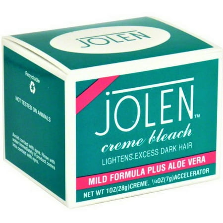Jolen Creme Bleach Sensitive Formula Plus Aloe Vera, 1 (Best Drugstore Hair Bleach)