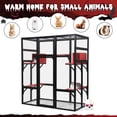 thumbnail image 3 of Catio para gatos Nyeekoy Catio, madera para exteriores, 180 cm, con perchas, 3 of 9
