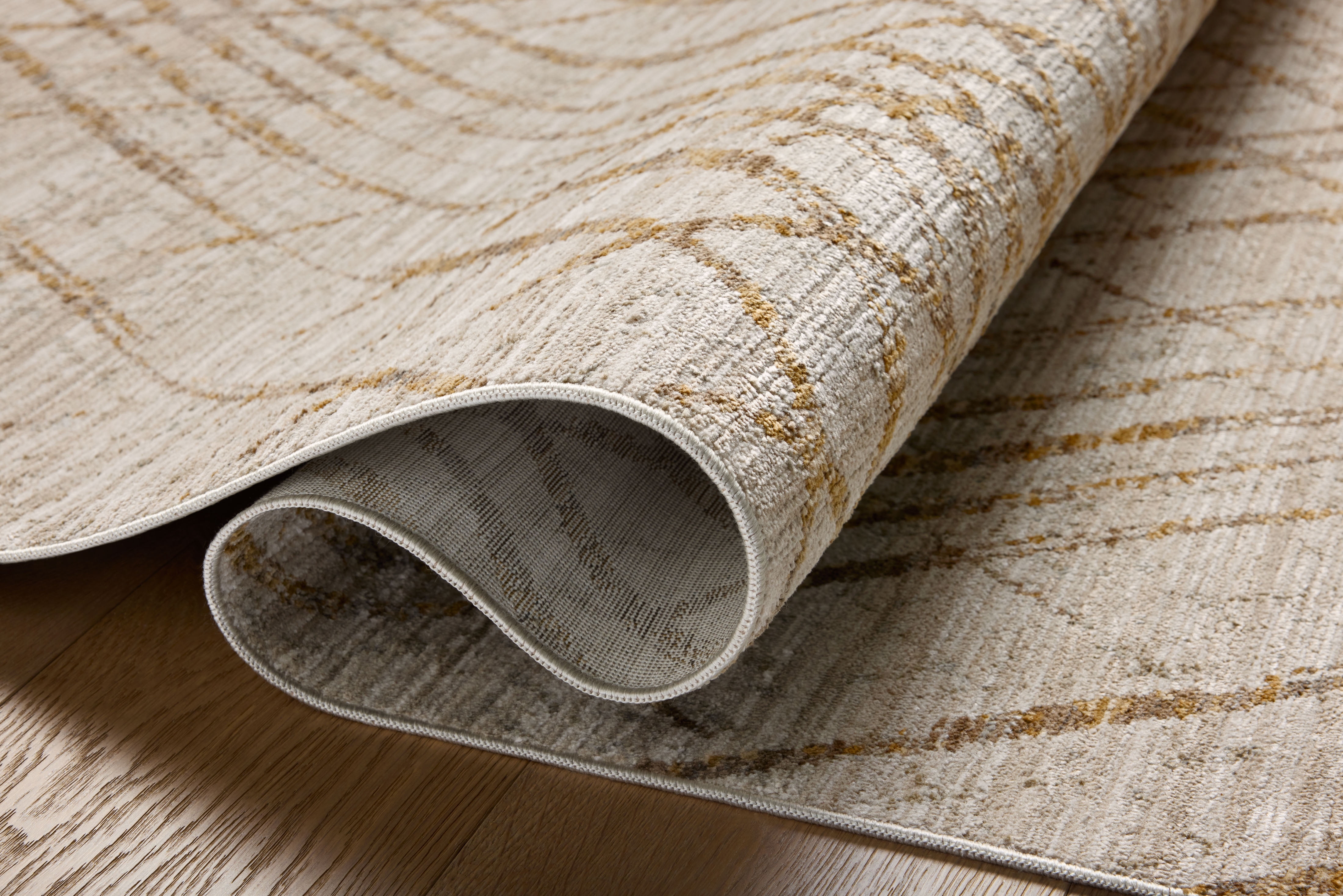 Loloi Wade Beige / Gold 9'-3" x 13'-1" Area Rug