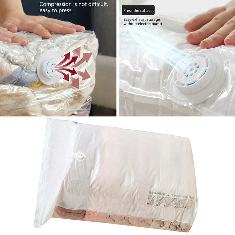 Compression Bags for Travel - Space Saver Bags - Pump No Needed - Vacuum  Storage Bags for Travel Essentials - Travel and Home Packing 