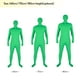thumbnail image 5 of Traje Verde de Cuerpo Agrupo, Adecuado Para Efectos especiales de Fotografías y Videos, Con Cremallera, Dedos individualos, 180 cm 71 Pulgadas de Altura, Mono Unisex para, 5 of 6