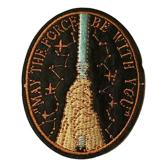Star Wars May The Force Be With You 3 Inch Tall Iron On Patch