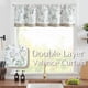 thumbnail image 2 of Cortina de Paño de Valance JINCHAN 127x41 cm Floral Verde y Blanco, 2 of 7
