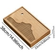 thumbnail image 4 of Plateau Carré pour Thé Infusé à Sec / Petit Plateau de Stockage d'Eau / Indispensable pour Service à Thé / Table de Thé de Mer / Nouveaux Accessoires pour Thé, 4 of 6