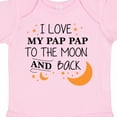 thumbnail image 4 of Inktastic I Love My Pap Pap to the Moon and Back Boys or Girls Baby Bodysuit, 4 of 5