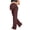 Wine, variant on Maternity Pants Over The Belly Yoga Dress Work Pregnancy Pants Stretchy Lounge Wide Leg Trousers with Pockets,Wine,S