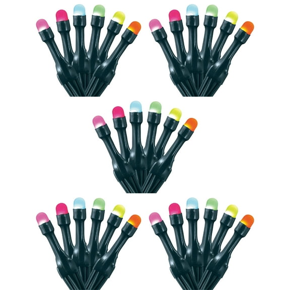 Home Heritage Luminations Christmas Holiday Party Lights, Twinkly App Control, 33' Wrapped Dome, 100 RGB LEDs (5 Pack)