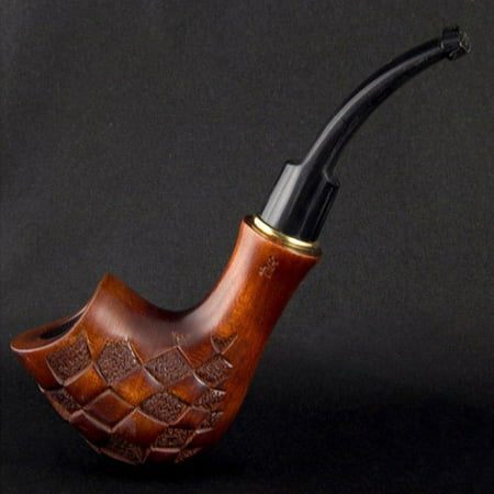 6.1'' Carved wooden smoking pipe. Best smoking pipes. WORLDWIDE (The Best Smoking Pipes)
