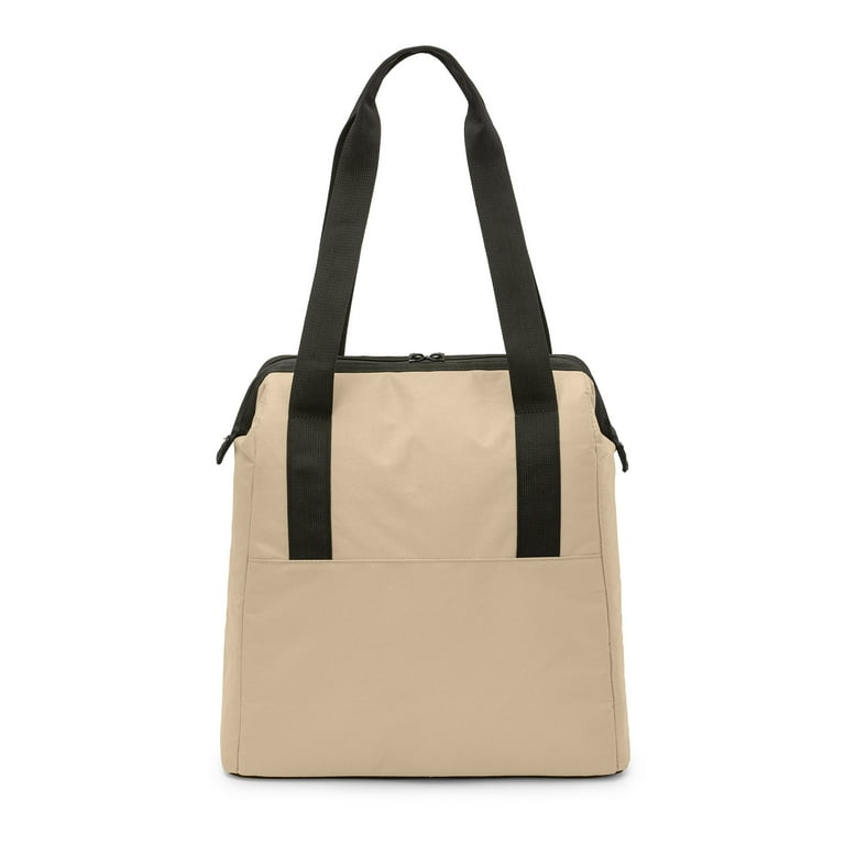 Ozark Trail 24 Can Wide Mouth Soft Cooler Tote, Tan, 16.9 Ozark Trail 24 Can Wide Mouth Soft Cooler Tote, Tan, 16.9