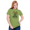 thumbnail image 4 of Relax Take Your Thyme Home Gardening's Women's Graphic T Shirt Tees Brisco Brands S, 4 of 6
