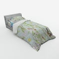 thumbnail image 2 of Ambesonne Floral Bedding Set 3 Pcs, Butterflies Bees Flowers, Twin, Multicolor, 2 of 2