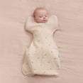 thumbnail image 5 of Love to Dream Swaddle Up Warm Cotton 2.5 TOG Baby Sleep Sack, Arms Up Design, Twin Zipper, Small 8-13 lbs, Oat Bees, 5 of 9