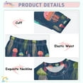 thumbnail image 3 of FORMRS Long Sleeve Top and Pants Pajama Set for Niños 2-Piece Sleepwear, Sizes 18M-8Y, Cartoon Jellyfish Pattern, 3 of 6