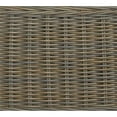 thumbnail image 7 of Padma's Plantation Nautilus Wicker Patio Loveseat in Kubu Gray, 7 of 7