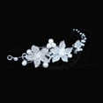 thumbnail image 2 of Diadema Tiara Perla Diamante Mariposa Flor Para Nupcial Boda Novia Honor perfecl  Headband Tiara, 2 of 7