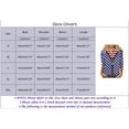 thumbnail image 3 of TSADFHJI Tops Women Women Casual V Neck Colorful Gradient Geometric Print Button Three Quarter Sleeve T Shirt M, 3 of 4