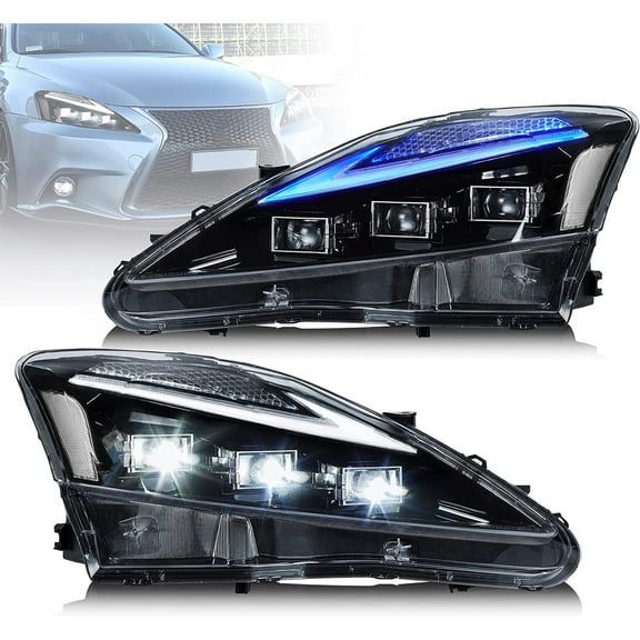 VLAND LED Projector Headlights for Lexus IS250 IS350 2006-2012 IS200d IS F 2008-2014