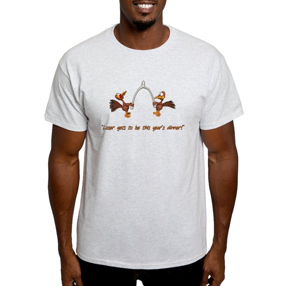 CafePress - Thanksgiving Turkey Dinner Light T Shirt - Men's Classic Graphic T-Shirt