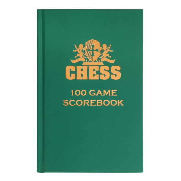 Cuaderno de Partidas y Notación de Ajedrez WE Games Tapa Dura 100 páginas