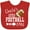 Red, variant on Inktastic Uncle's Little Football Fan Boys or Girls Baby Bib