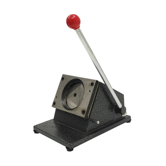 75mm Manual Circular Blade Punch Die Cutter PVC Business Card Cutting Machine Max 0.03" Cutting Thickness