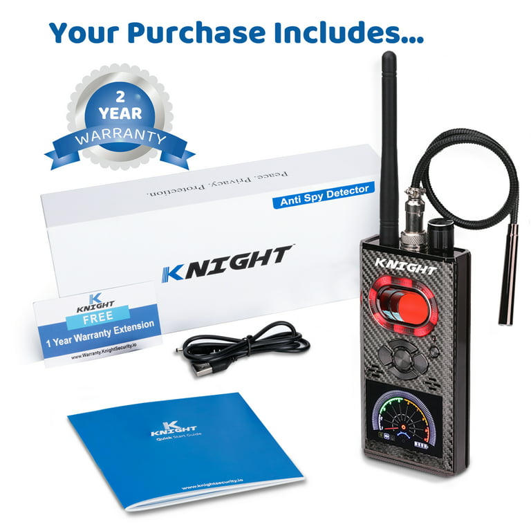 Knight Hidden Devices Detector, Detector De Camaras Y Microfonos Ocultos,  RF Detector, Listening Device Detector