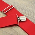 thumbnail image 3 of Hold’Em Suspenders for Men Heavy Duty Utility Clips 2” Wide - Red, 3 of 5