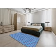thumbnail image 4 of Ahgly Company Indoor Rectangle Patterned Blue Novelty Area Rugs, 7' x 10', 4 of 6