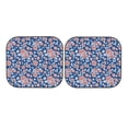 thumbnail image 4 of Picia Rose Flowers 2 Piece Car Windshield Sun Shade Foldable | Foldable Sun Shield for Front Window Blocks UV Rays and Keeps Your Vehicle Cool-Small, 4 of 7