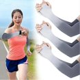 thumbnail image 2 of 3 Pairs UPF 50 Anti-UV Cooling Arm Sleeves Gradient Summer Sun Protection Arm Sleeves for Outdoor Sports Cycling Driving Running, 2 of 5