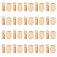 thumbnail image 1 of Muñecas De Clavijas De Madera, Figuras De Madera, Muñecas De Clavijas Decorativas, Personas Para Decoración De Pintura Infantil Y Colgantes De Juguetes Para Niños, Juego De Cergrey Peg People Wooden, 1 of 8