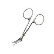Coloplast Ostomy Scissor Curved Blades Scissors, 4", Silver