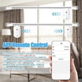thumbnail image 4 of 2pc Curtain Motor BT Voice Control Switch Robot APP Control Timer Setup Compatible with Alexa Google Home for T-Rail/U-Rail, 4 of 5
