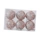 thumbnail image 5 of 6 adornos navideños de bolas para árbol de Navidad, adornos colgantes de 8 cm para Lentejuelas color champán, 5 of 9