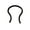 Black, variant on Titanium Plated Septum Retainer