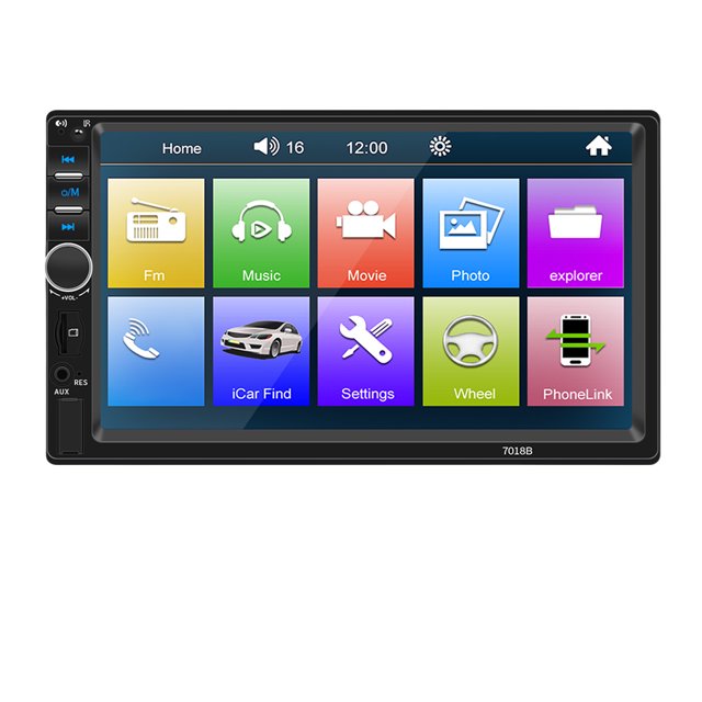 Radio para Coche 7 Pulgadas Reproductor MP5 HD Compatible Con USB TF FM (sin Cámara)