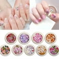 thumbnail image 4 of 50 Pcs/Box Nail Art Charms Flower Rose Ultra Thin Wood Pulp Patch DIY Nail Art, 4 of 8
